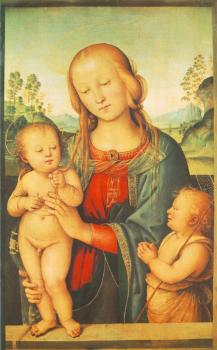 Pietro Perugino : Madonna with Child and Little St John II